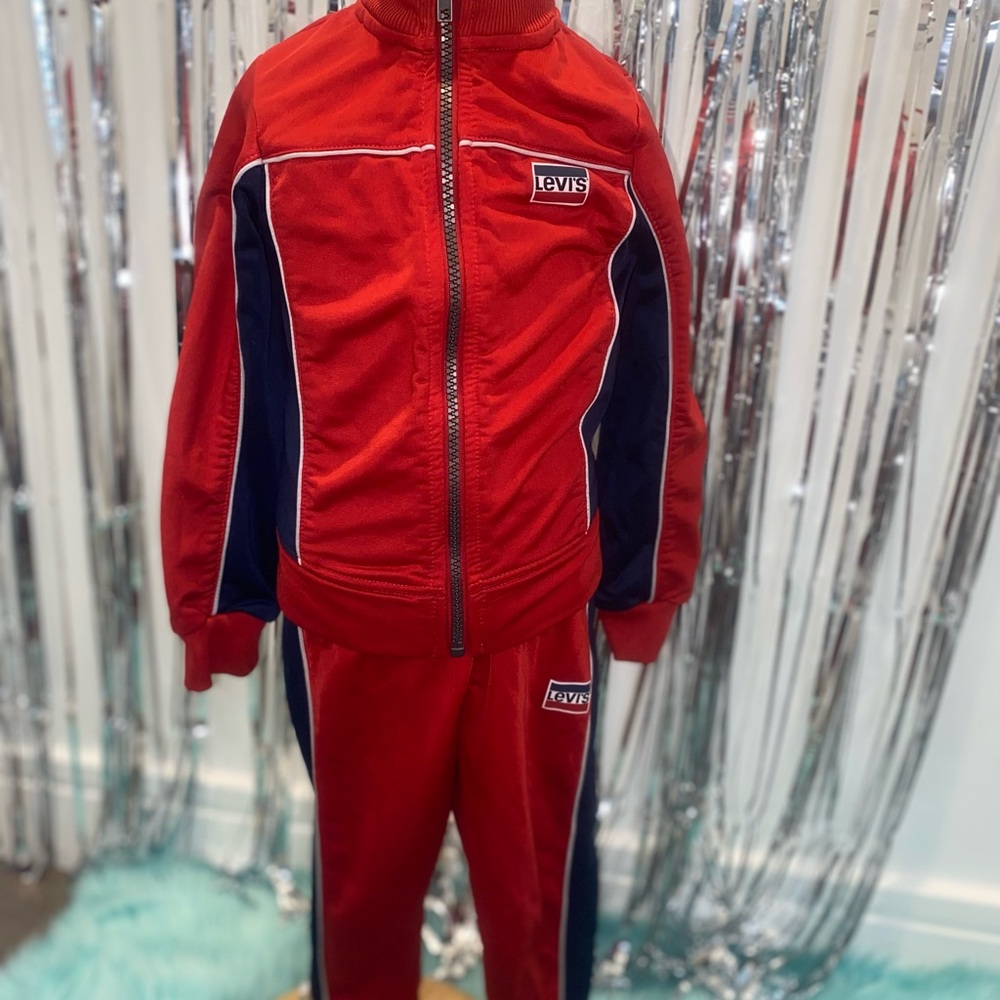 Levi's Red and Blue Kids Matching Set